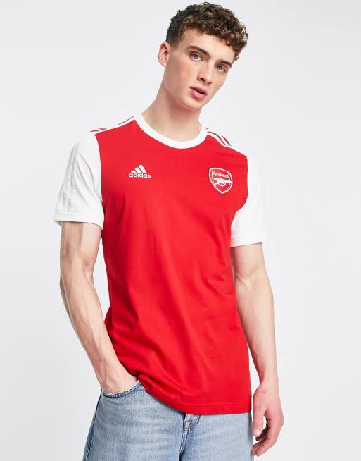 adidas Football Arsenal FC DNA t-shirt in red | ASOS