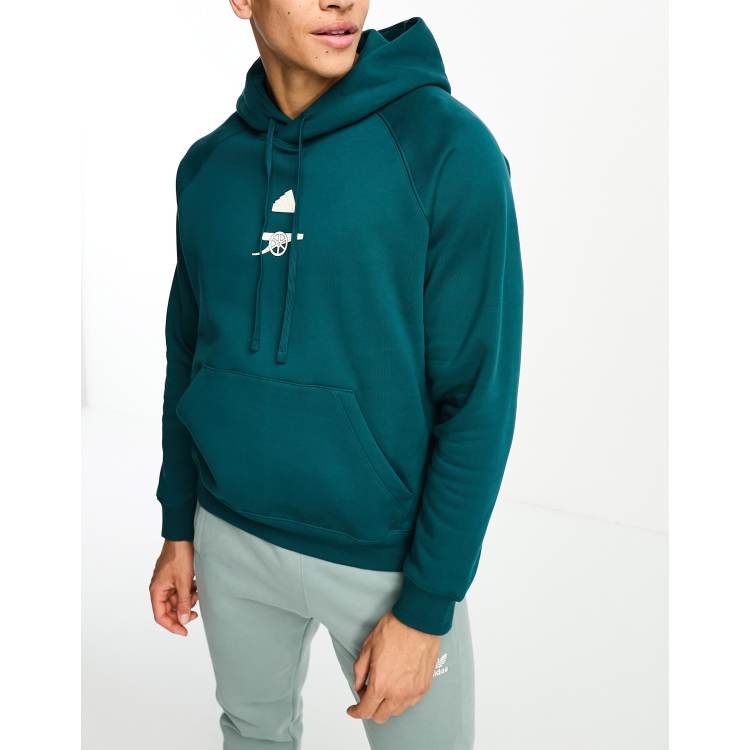 adidas Football Arsenal fc hoodie in green | ASOS