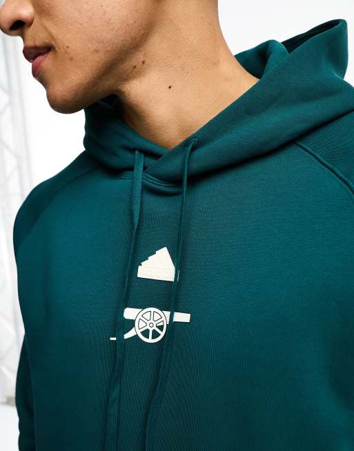 adidas Football Arsenal FC Sweat à capuche Vert ASOS