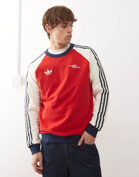 adidas Football - Arsenal - Haut à manches longues - Rouge/blanc - view 1