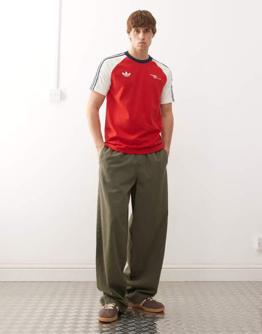 adidas Football - Arsenal - Rød og hvid T-shirt, 2 af 5