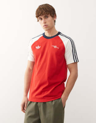 adidas Football - Arsenal - T-Shirt in Rot und Weiß
