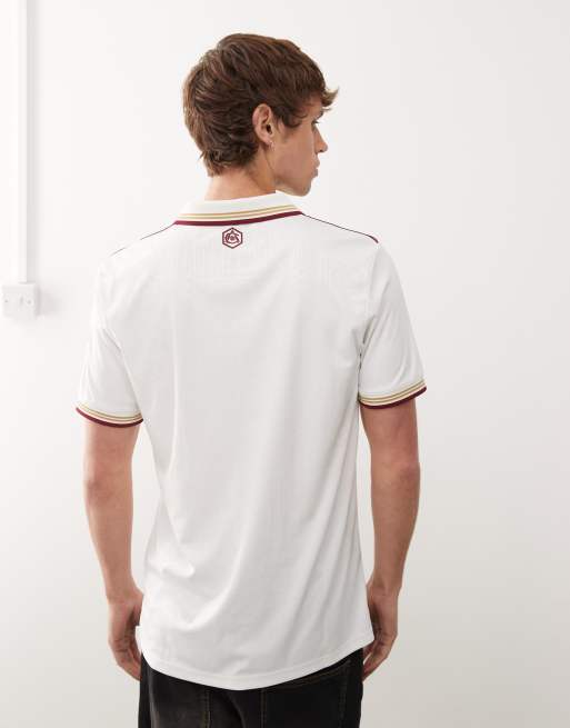 adidas Football Arsenal third shirt 25/26 in white with collar detail