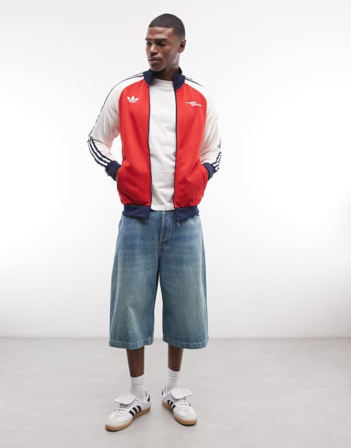 adidas Football - Arsenal - Veste zippée - Rouge et blanc, 2 de 5