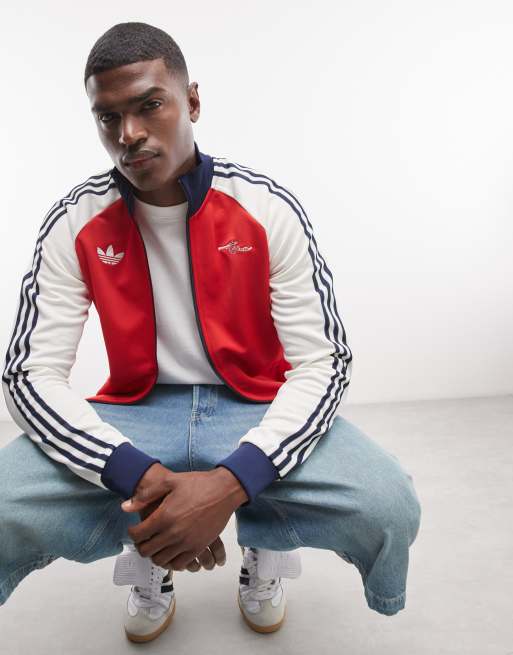 adidas Football - Arsenal - Veste zippée - Rouge et blanc, 3 de 5