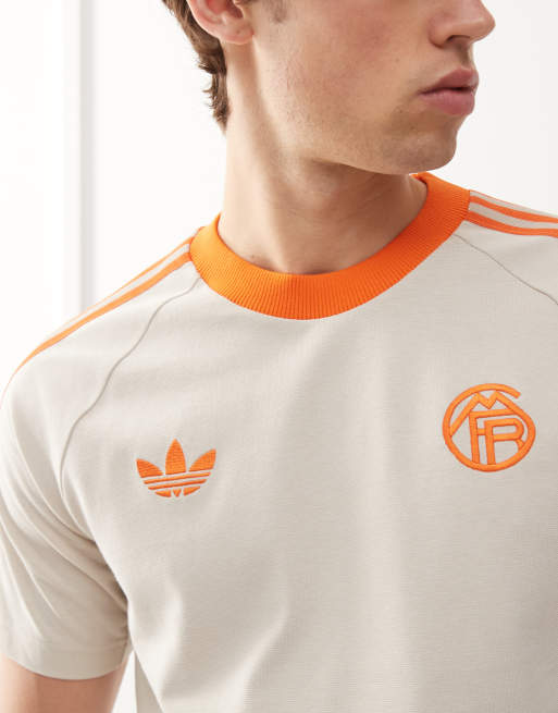 adidas – Football – Bayern München – Grå och orange t-shirt, 5 av 5