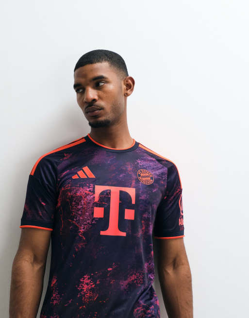 adidas Football Bayern Munich 26/27 third jersey in purple print, 3 of 5