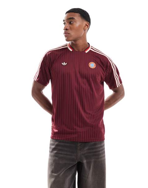 adidas Football – Bayern Munich – Bordowy T-shirt - view 1