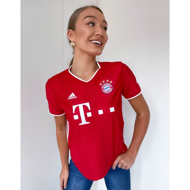 adidas Football Bayern Munich home jersey in red