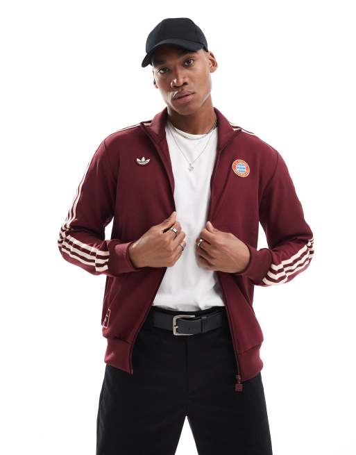 adidas Football – Bayern Munich Icons – Bordowy top dresowy