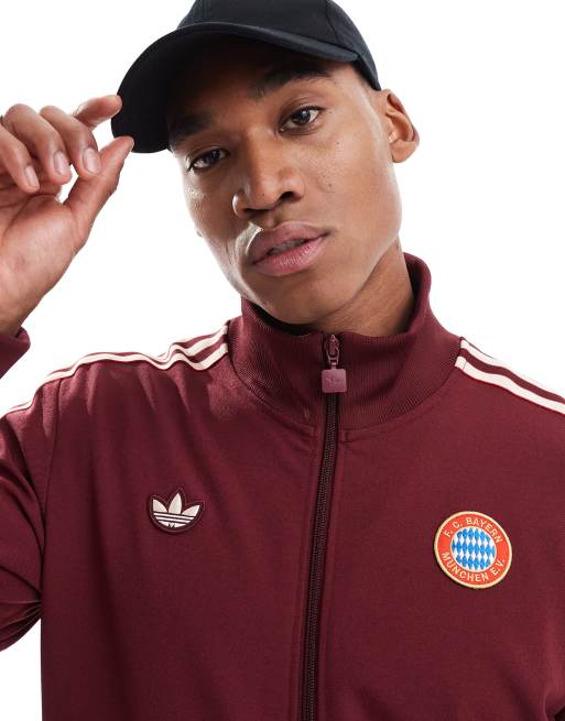 Blousons Veste Adidas Bordeaux Adidas Football Bayern Munich Icons