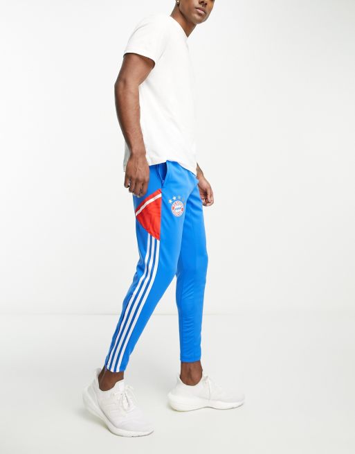adidas Football – Bayern Munich – Niebieskie sportowe joggersy