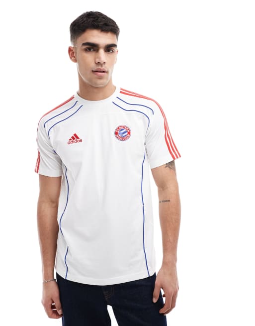 adidas Football - Bayern Munich - Urban Purist - Hvid og rød T-shirt