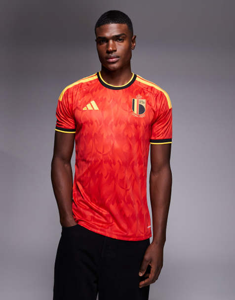 adidas Football – Belgium World Cup 2026 – Czerwona koszulka domowa - view 1