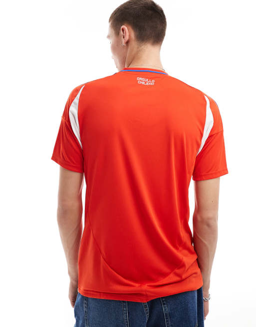 adidas Originals Chile 2024 Home Jersey in red 