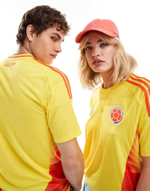 adidas Football Colombia 2024 Home Jersey in yellow