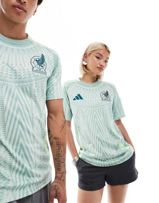 adidas Football Copa America 24 25 Mexico Away shirt in light green ASOS