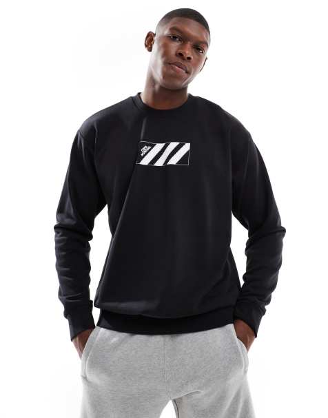 adidas Football Copa graphic sweatshirt in black 