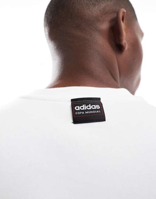 adidas Football - Copa - Sweat à imprimé graphique - Blanc, 3 de 4