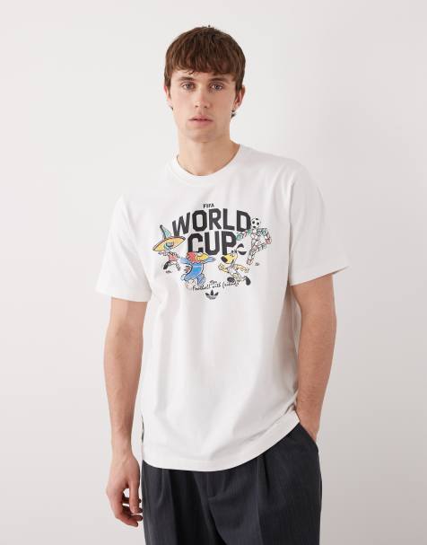 adidas Football - Coupe du Monde 26 - T-shirt avec motif mascotte - Blanc - view 1