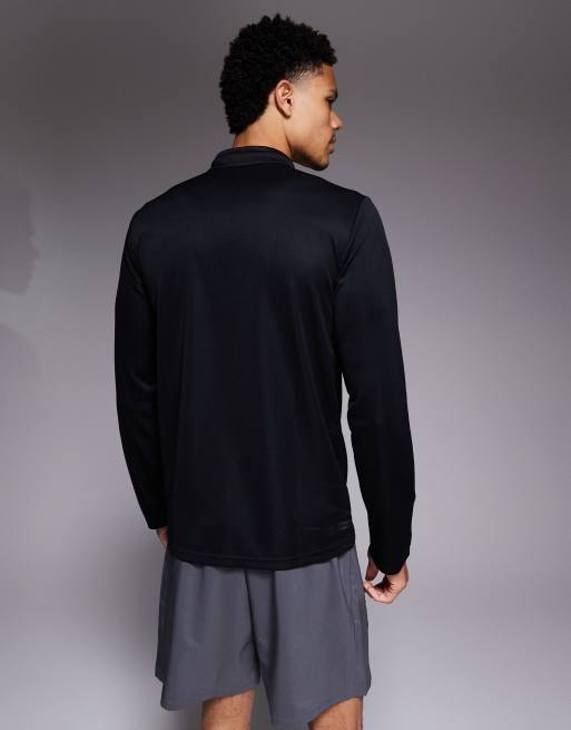 adidas Football Entrada 26 1/4 zip top in black, 3 of 5