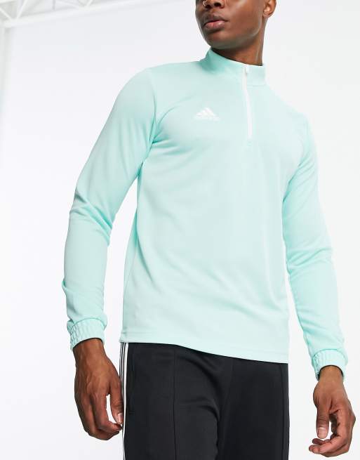 adidas Football - Entrada - Felpa color menta con zip corta