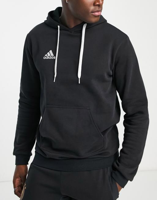 adidas Football Entrada hoodie in black ASOS