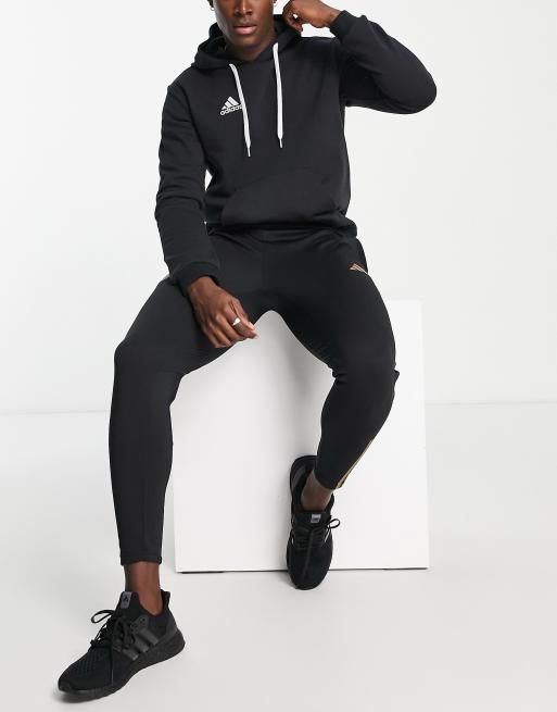 adidas – Football – Entrada – Svart huvtröja, 3 av 4