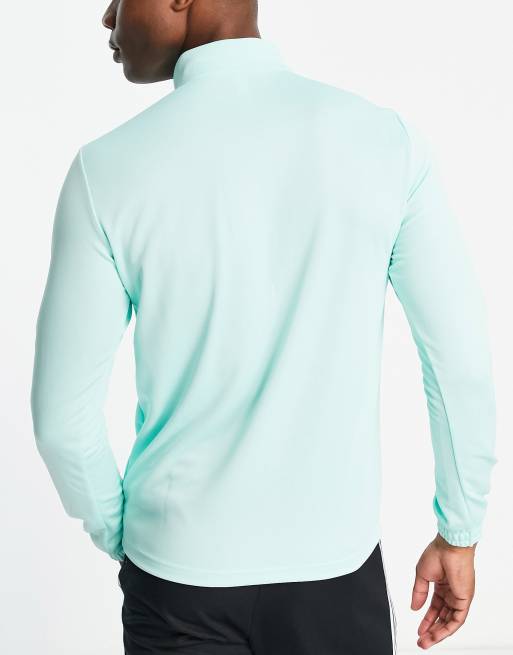 adidas Football - Entrada - Sweatshirt med halv lynlås i mint, 2 af 4