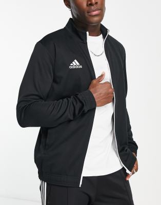 asos adidas Football Entrada zip up in black