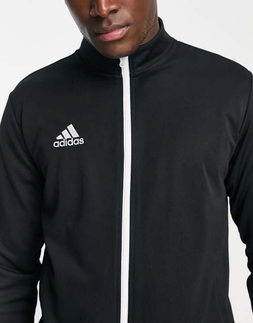 adidas Football Entrada zip up in black, 4 of 4