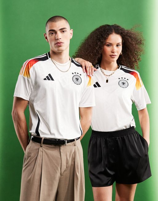 adidas CLIMAWARM Football Euro 2024 Germany home shirt in white
