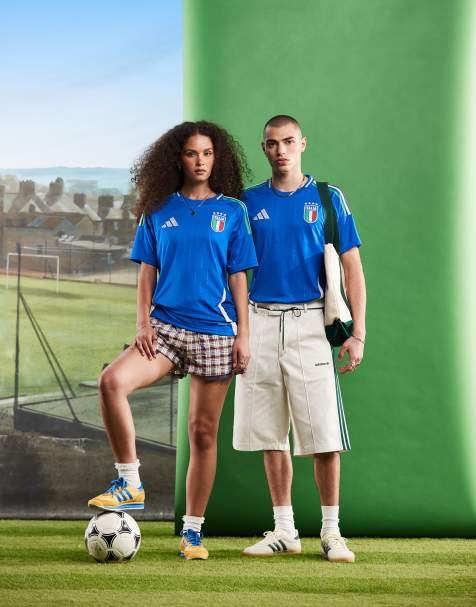 adidas Football - Euro 2024 - Maillot domicile Italie - Bleu - view 1