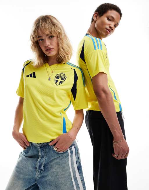 Adidas yellow football shirt best sale