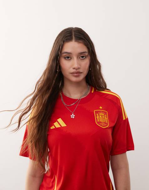 adidas Football - Euro 2025 - Maillot domicile Espagne - Rouge - view 1