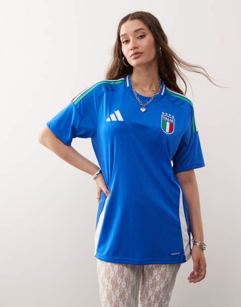 adidas Football - Euro 2025 - Maillot domicile Italie - Bleu - view 1
