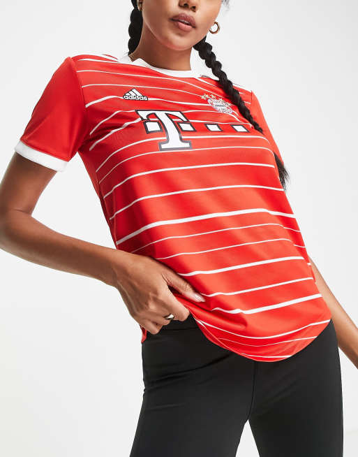 adidas Football - FC Bayern Munich 2022/23 - Maillot domicile pour femme - Rouge