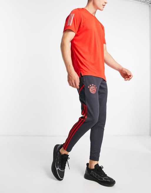 adidas Football FC Bayern Munich 2022/23 player training trackies in grey