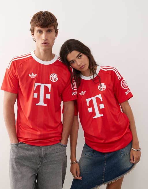 adidas Football FC Bayern Munich 25/26 GK jersey in red | ASOS