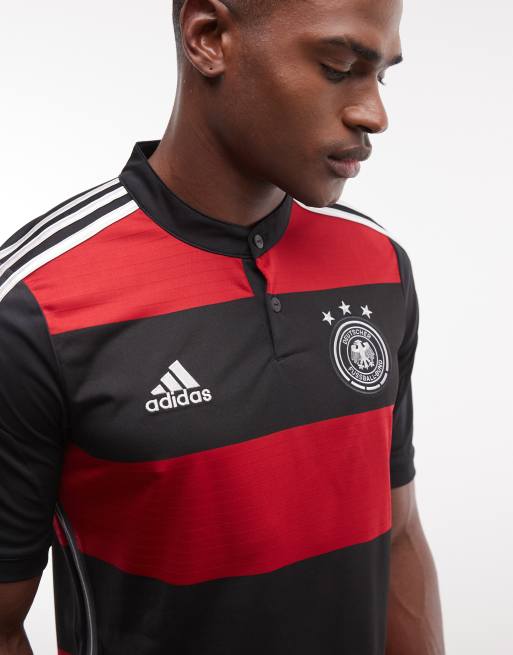 adidas Football Germany 14 bring back udebanetrøje i sort og rød, 3 af 5