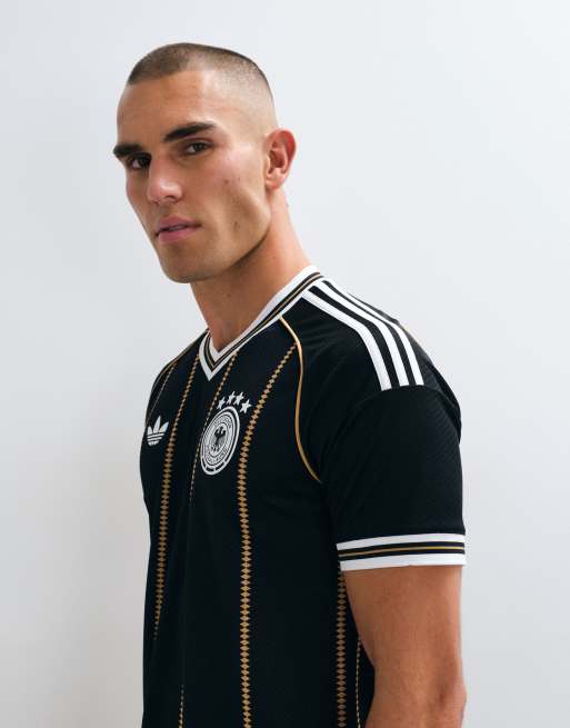 adidas Football Germany 26/27 maillot third à rayures noires, 3 de 5