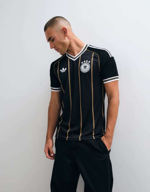 adidas Football Germany 26/27 third shirt in black stripe, 2 of 5