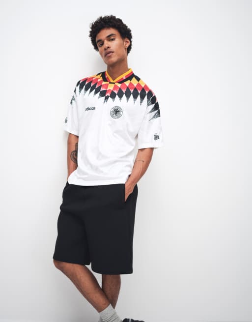 adidas Football Germany 94 camiseta retro en blanco estampado, 3 de 5