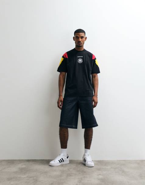 adidas Football – Germany EQT Bring Back – T-Shirt in Schwarz - view 1