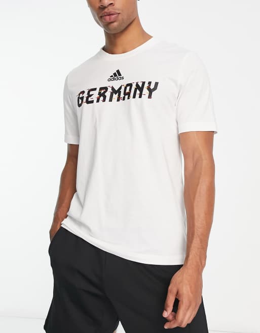 adidas Football – Germany World Cup '2022 – Biały T-shirt