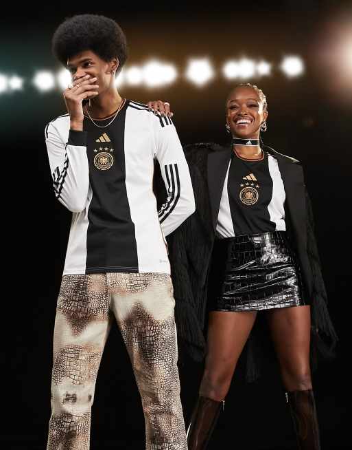 adidas Football – Germany World Cup 2022 Home – Biała koszula z długimi rękawami