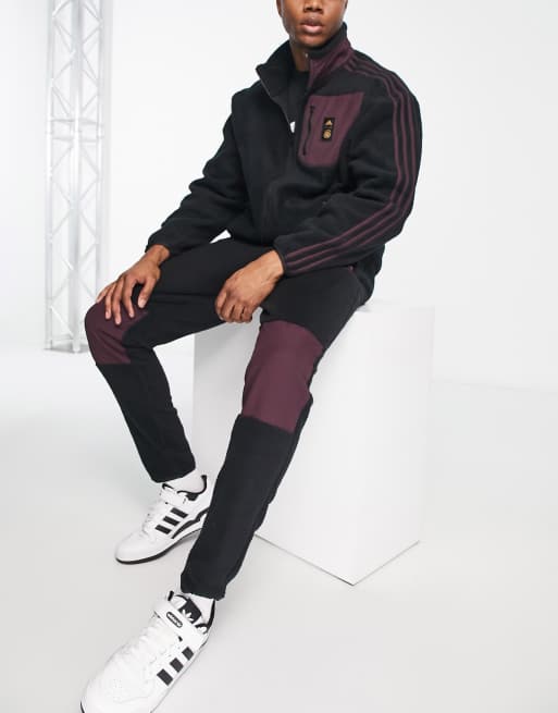 adidas Football – Germany World Cup 2022 Lifestyler – Czarna kurtka polarowa