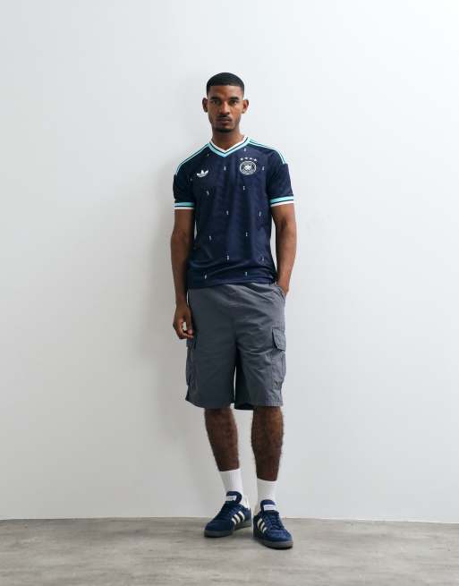 adidas Football Germany World Cup 26 away shirt in navy, 5 of 5