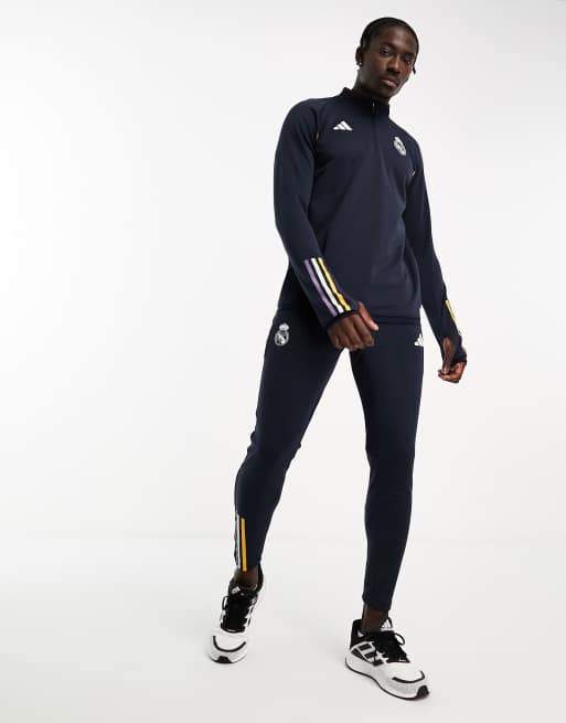 adidas - Football - Giacca sportiva nera del Real Madrid, 4 di 4
