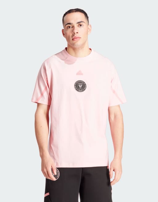 adidas Football - Inter Miami CF Designed for Gameday Travel - T-shirt i lyserød